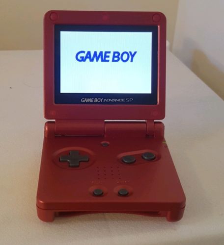 NINTENDO GAMEBOY ADVANCE SP GBA SP SYSTEM AGS 101 CUSTOM MINT (BRIGHTER SCREEN)