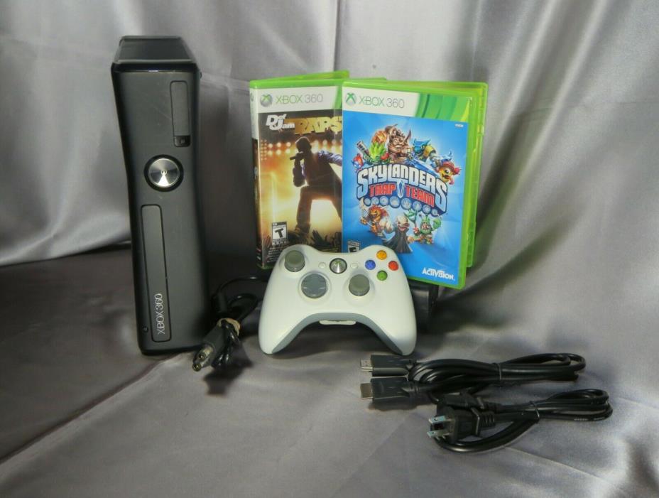 Microsoft Xbox 360 S Matte Black 4GB Console/ System Bundle Controller & Game