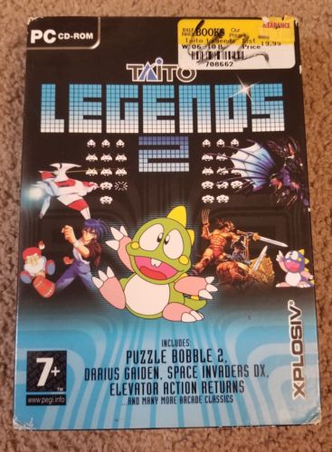 Taito Legends 2 PC game 39 Historic Games! Brand new sealed.