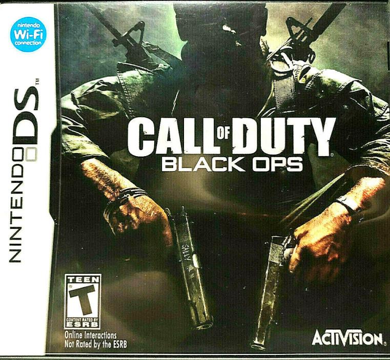 Call of Duty: Black Ops ((Nintendo DS, 2010))  Free Shipping