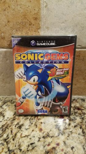 Sonic Gems Collection Nintendo GameCube Brand New! Package pealing (age)