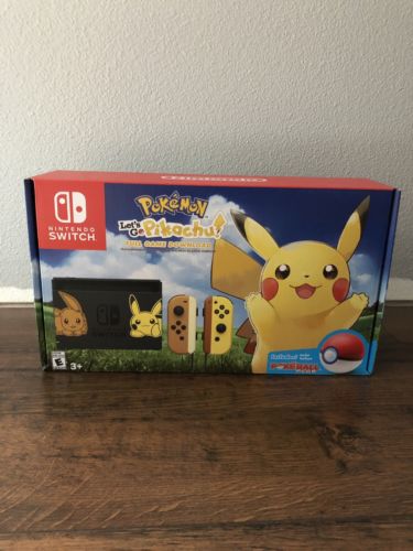Nintendo Switch Lets Go Pikachu Bundle