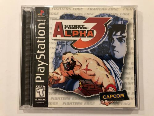Street Fighter Alpha 3 [ Sony Playstation ] PS1, Complete w/Case & Manual