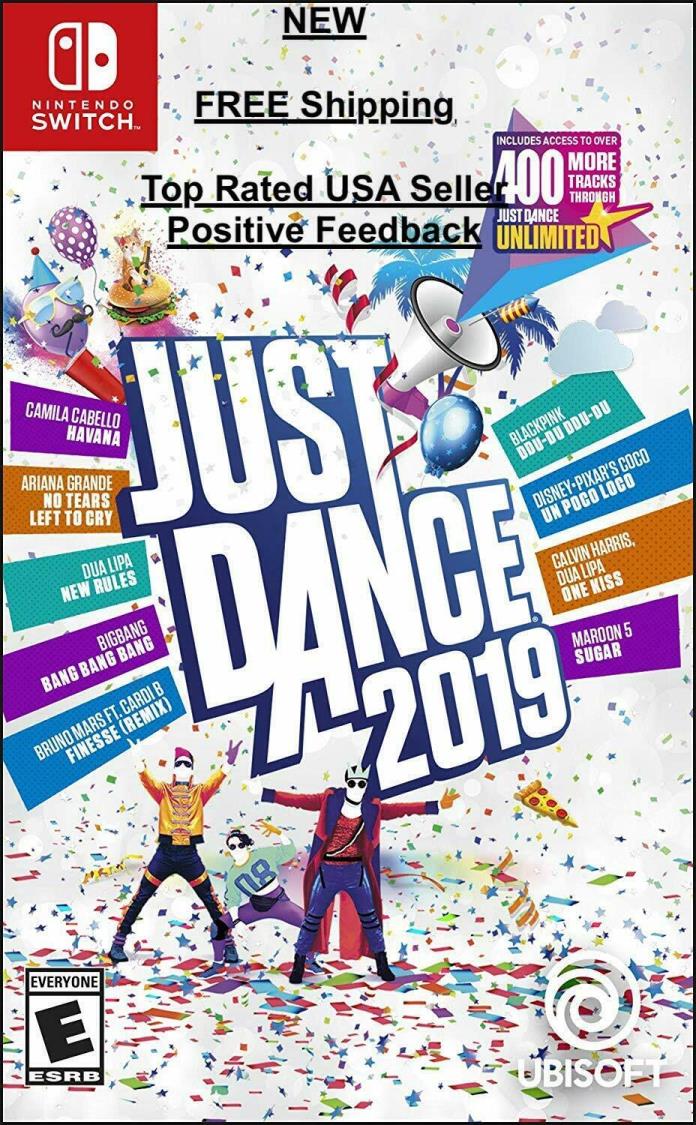 NEW/SEALED - Just Dance 2019 Nintendo Switch Standard Edition Video Game