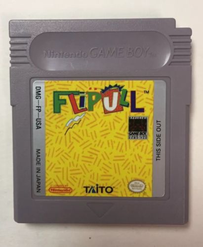 Flipull (Nintendo Game Boy, 1990) Flip Pull Cart GREAT CONDITION!