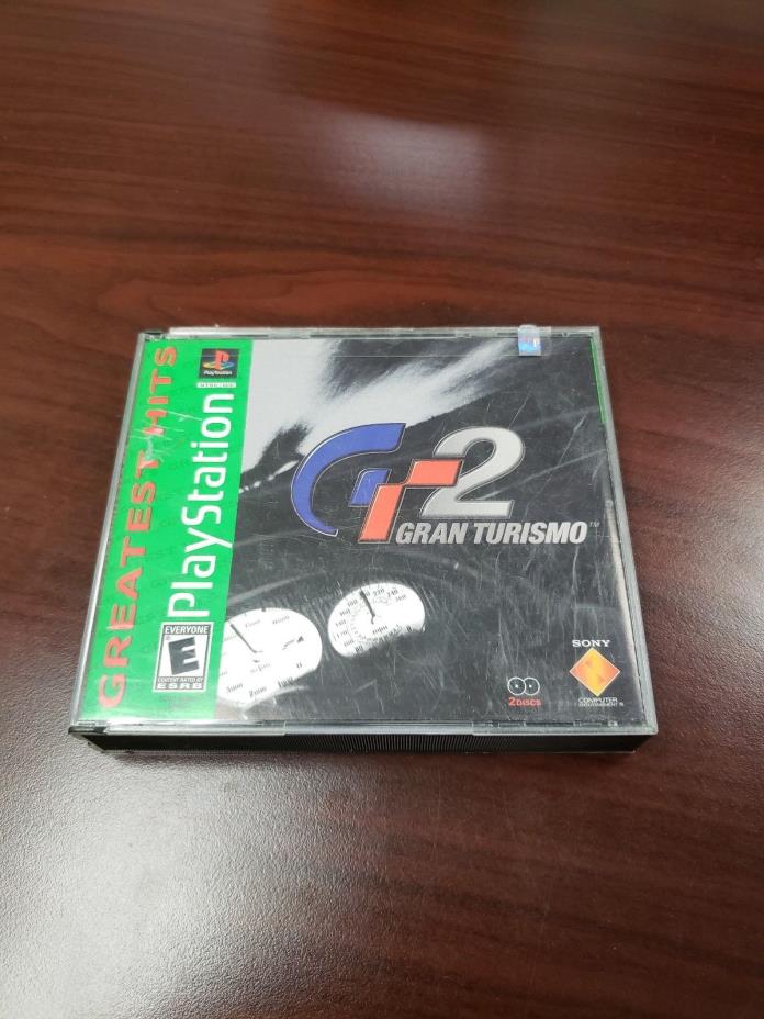 Gran Turismo 2 (Sony PlayStation 1, 1999) PS1  -used - free shipping