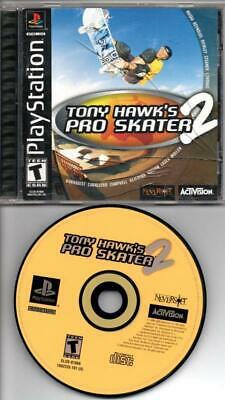 Tony Hawk's Pro Skater 2 (Sony PlayStation 1, 2000) Black Label