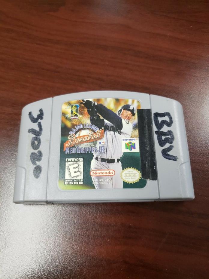 Major League Baseball Featuring Ken Griffey Jr. (Nintendo 64, 1998) N64 - used