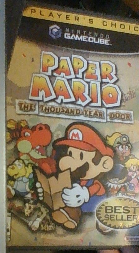 Paper Mario Thousand Year Door Gamecube w/ Original Case