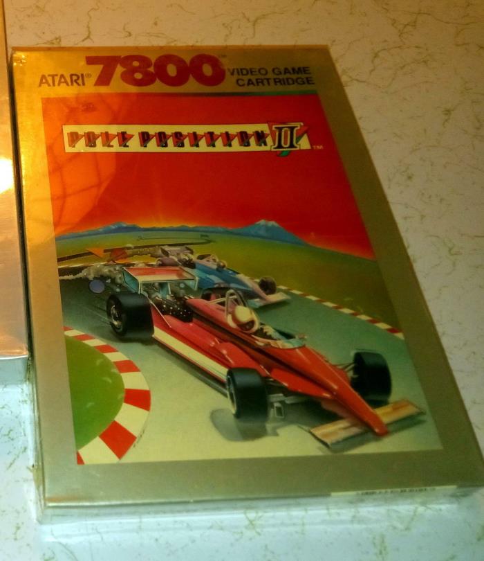 VINTAGE BRAND NEW FACTORY SEALED 1988 POLE POSITION II ATARI 7800 VIDEO GAMES