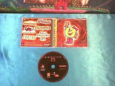 PlayStation PS1 Namco Museum Ms Pac Man Galaxian Pole Position Dig Dug
