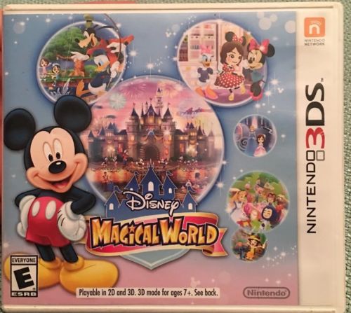 Disney Magical World (Nintendo 3DS) Case & Manual -NO GAME