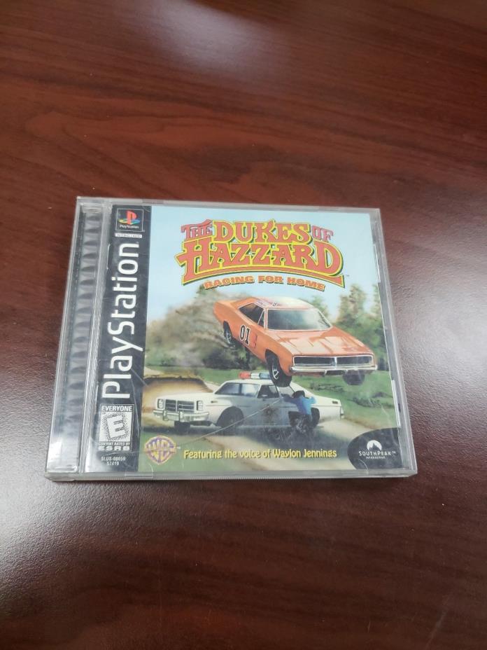 The Dukes of Hazzard Racing for Home Black - Playstation 1 PS1 - used- free ship