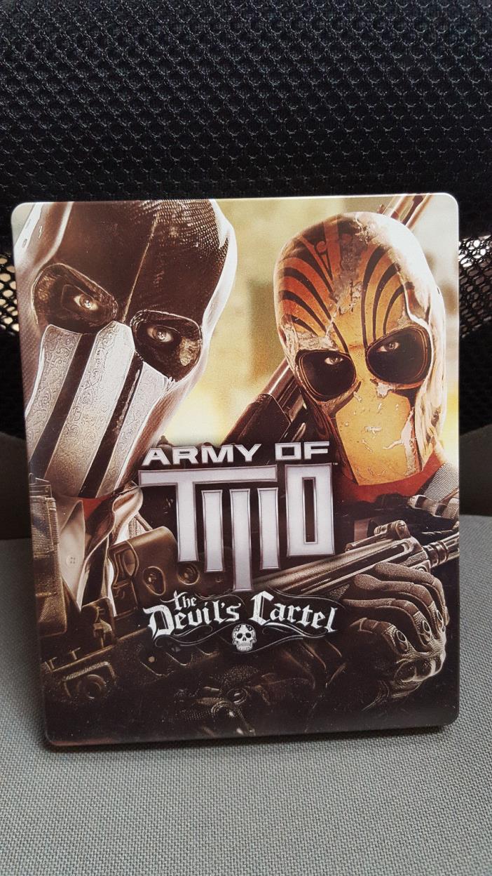 PS3 Army of two Devils Cartel G2 steelbook Mexico Exclusive RARE HTF US Seller!