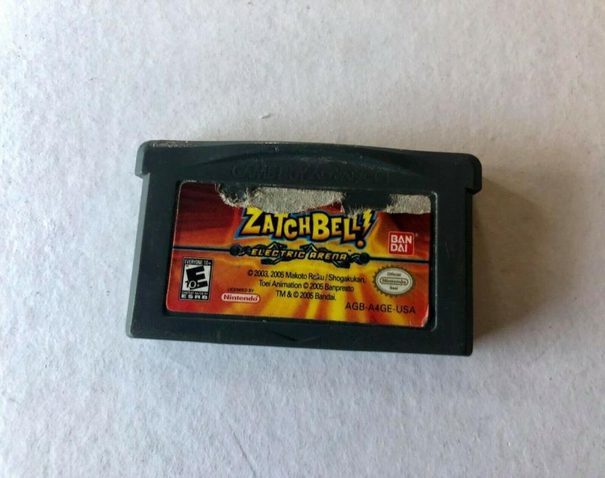 Zatch Bell Electric Arena GBA (Nintendo Game Boy Advance, 2005) Authentic!