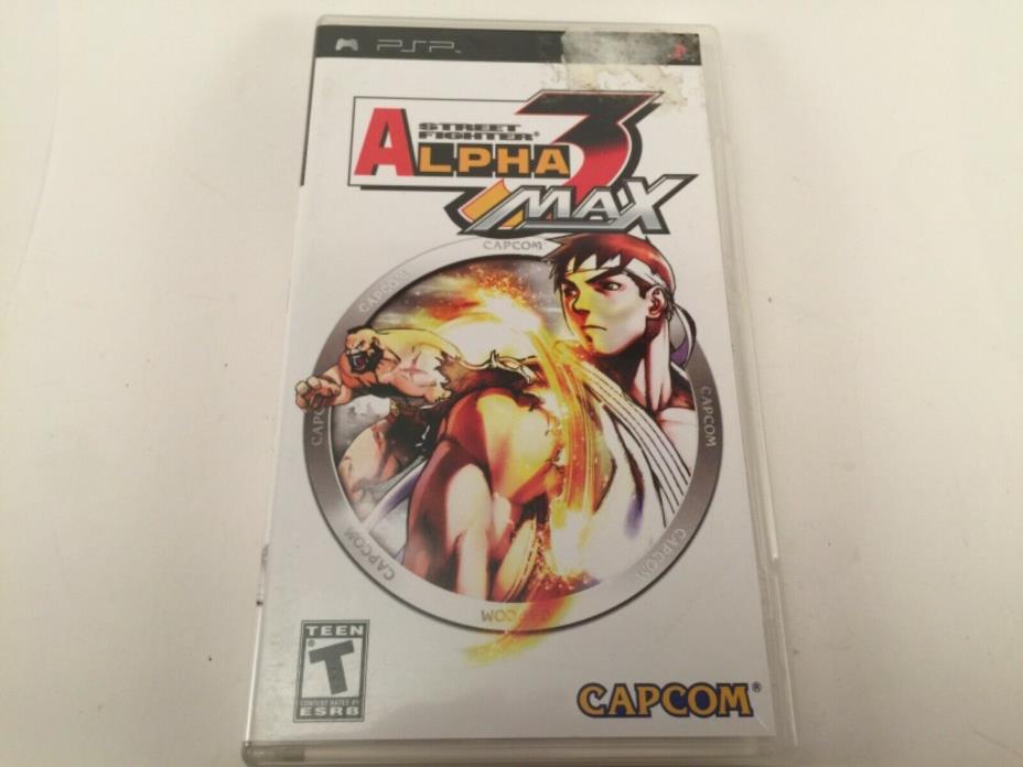 Street Fighter Alpha 3 MAX (Sony PSP, 2006) Complete