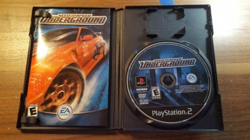 Need for Speed: Underground PS2(Sony PlayStation 2, 2003) Complete Black Label