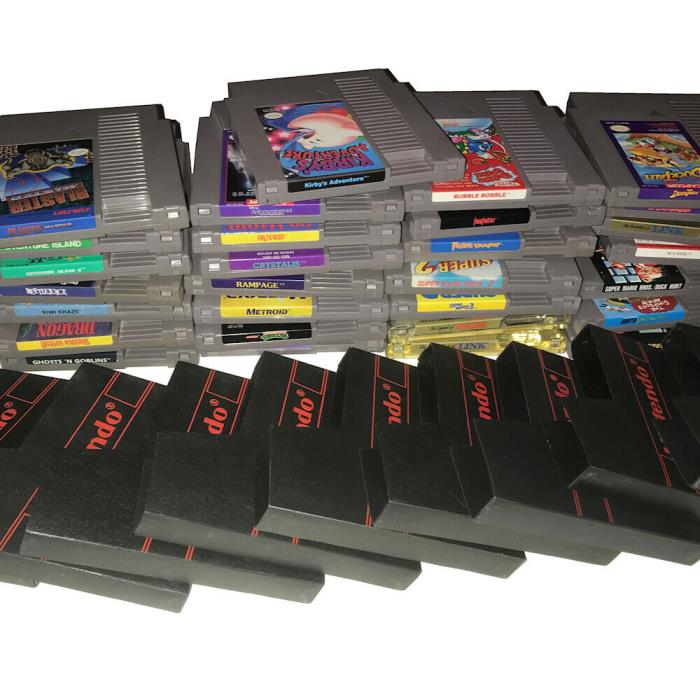 Original Nintendo Entertainment System NES Games Super Mario Zelda 29PC LOT!