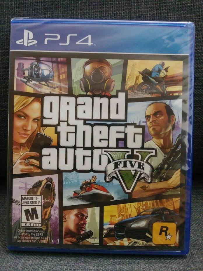 Grand Theft Auto V GTA 5 | PlayStation 4 PS4 | SEALED | FREE Shipping