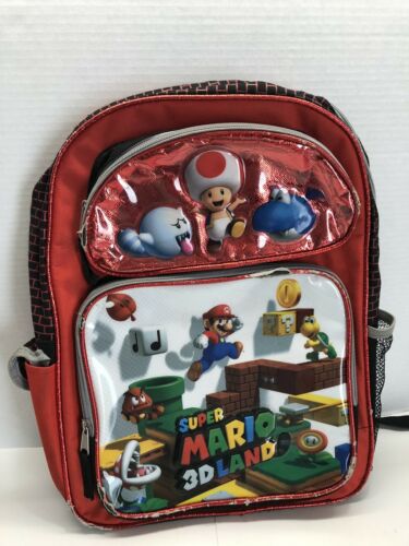 Super Mario 3D Land Backpack Nintendo 3DS Wii U Rare Collectible