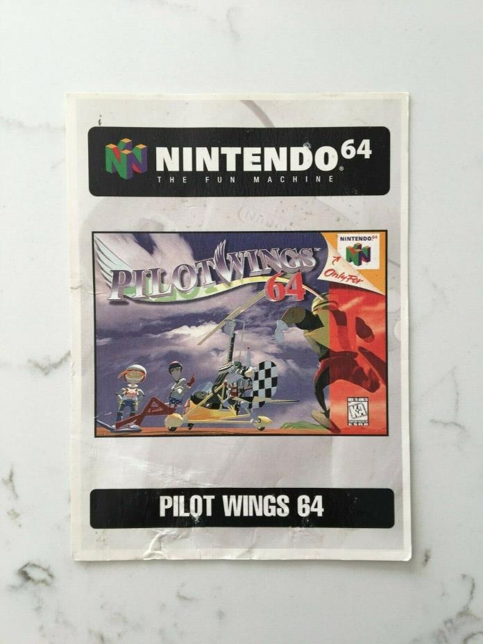 Pilot Wings 64 (N64) - Toys 'R Us VIDPro Display Card