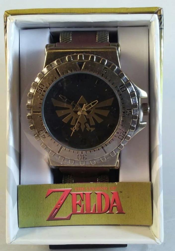 Legend of Zelda Triforce Hyrule Crest Bronze Wristwatch