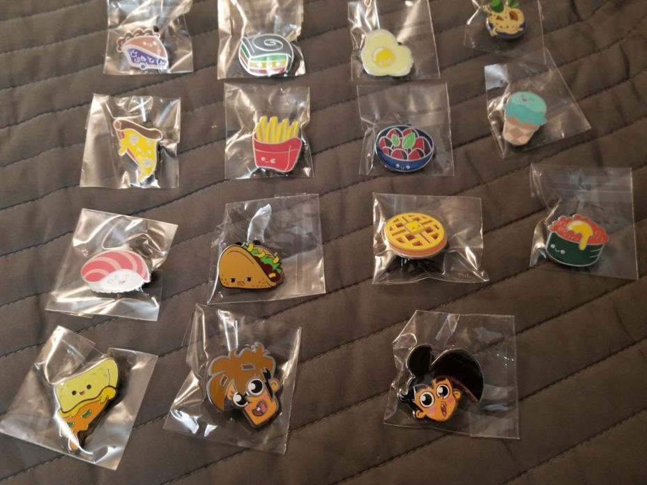 PAX 2017 Pinny Arcade Staff Food Set (15 Pins)