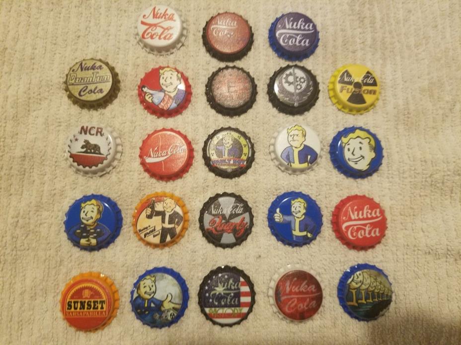 Fallout 76 4 3 New Vegas Bottle Caps Nuka Cola Sunset Boy Vault Tech Collectors