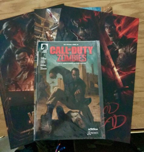 Call of Duty Black Ops 4 Box Collector's Edition Comic Book + Posters