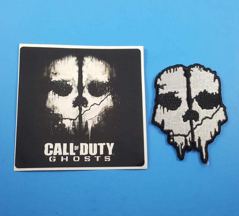 Call of Duty Ghosts Patch and Sticker Set Video Game Launch Promos