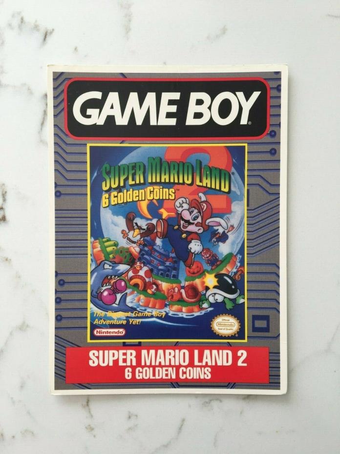 Super Mario Land 2: 6 Golden Coins (Game Boy) - Toys 'R Us VIDPro Display Card
