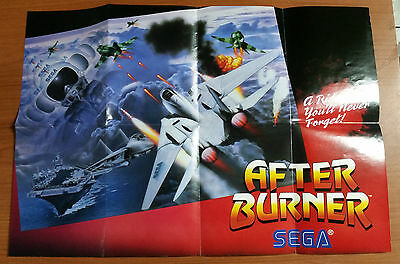Vintage SEGA MASTER SYSTEM Double Sided Poster (Version 2) - In Good Condition