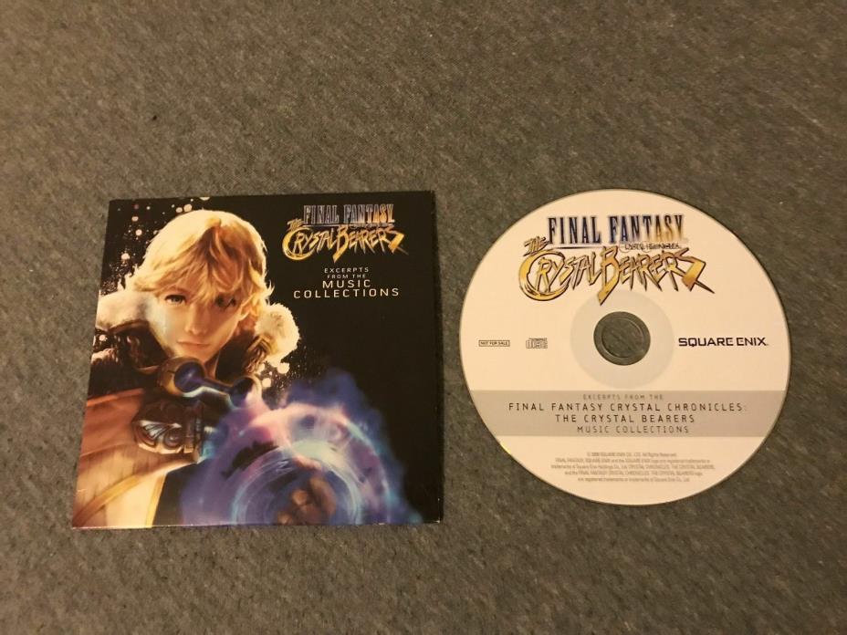 Final Fantasy - The Crystal Bearers ~ Rare Promo CD ~ Square Enix Music Excerpts