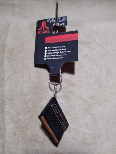 Atari Console Retro Video Game System Key Ring Keychain