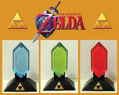 The Legend of Zelda : Blue Rupee with Display Stand