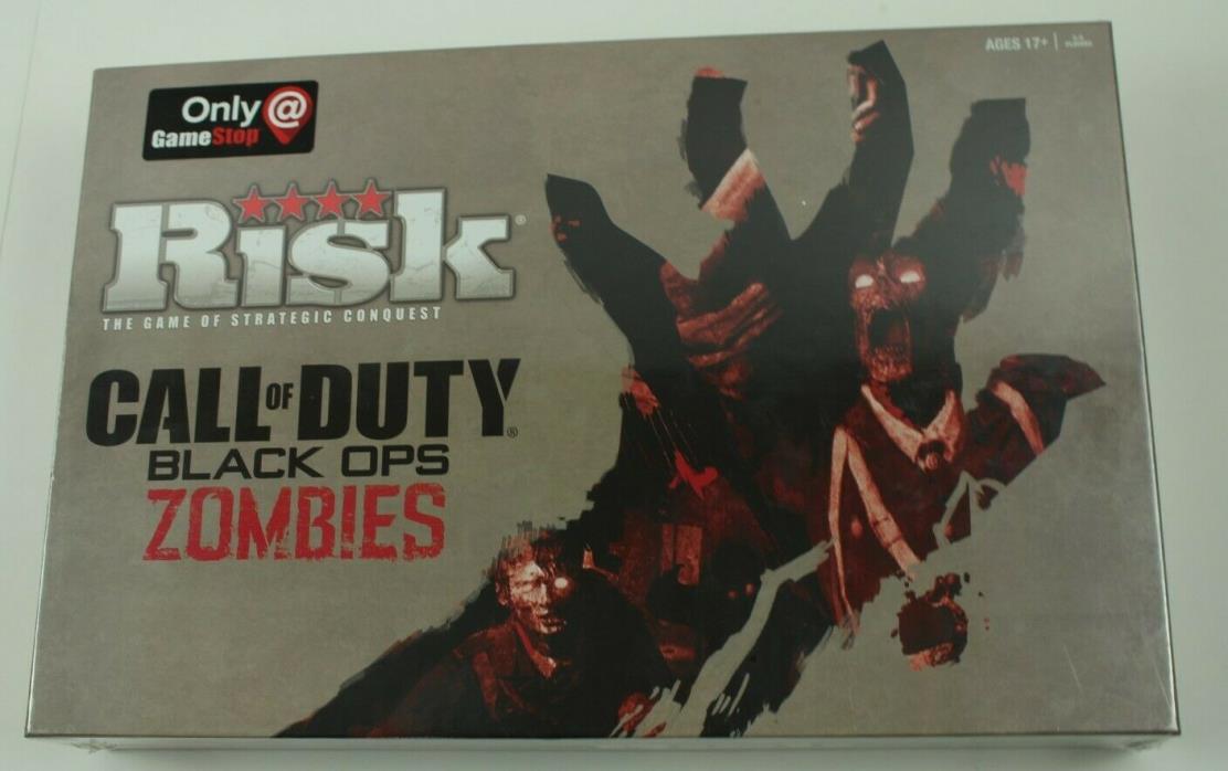 RISK Call of Duty Black Ops Zombies Board Game Rare