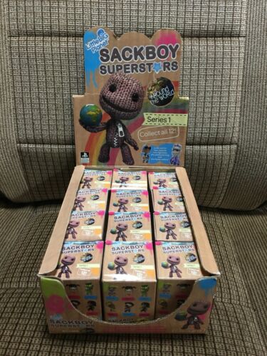Little Big Planet - Sackboy Superstars Figures - Rare Complete Set, Original Box