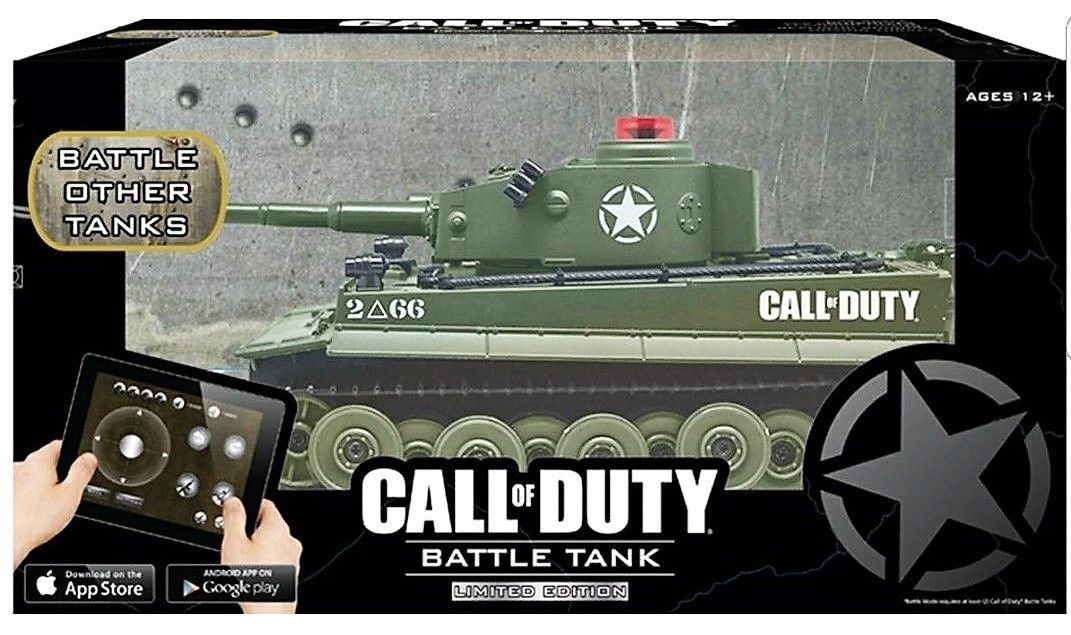 Official Call of Duty Tiger 1 RC Battle Tank Green Limited Edition