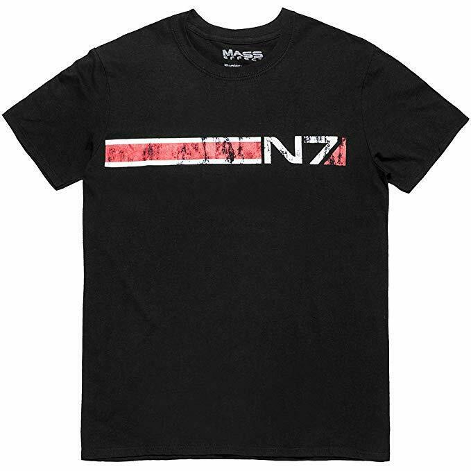 Mass Effect N7 Men's T-Shirt - BioWare EA - Loot Crate Exclusive Size Small