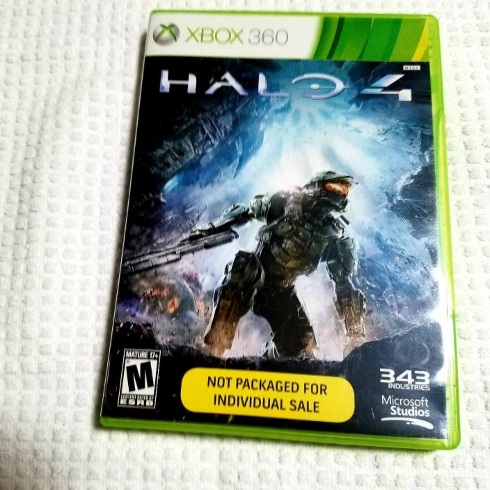 XBOX 360 GAME HALO 4      2 DISC SET