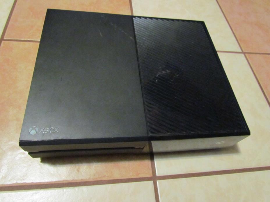 MICROSOFT XBOX ONE CONSOLE 1540 BROKEN FOR PARTS OR FIXING BLACK