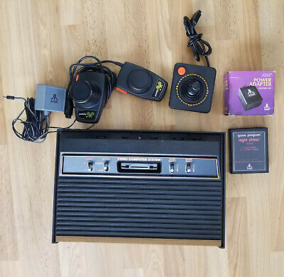 VINTAGE Atari 2600 Console w/ paddle joystick 11 Games Yars Defender Berzerk