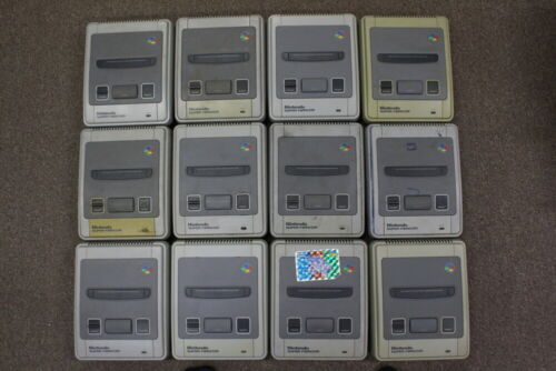 Lot of 12 Nintendo Super Famicom Console PARTS REPAIR SFC AS IS Japan Import 2