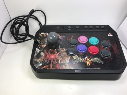 Soul Calibur IV 4 PS3 USA HORI Stick PLAYSTATION 3 Game Brand 2008 Used Black