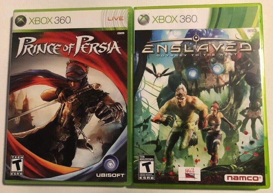 XBOX 360 Game lot - Prince of Persia & Enslaved Odyssey to the West