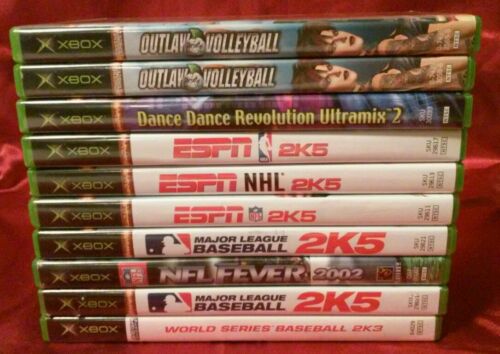 Xbox Lot Of 10 Games - Sports