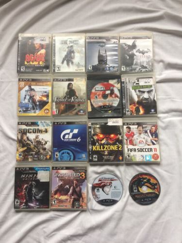 Ps3 16 Game Lot Untested