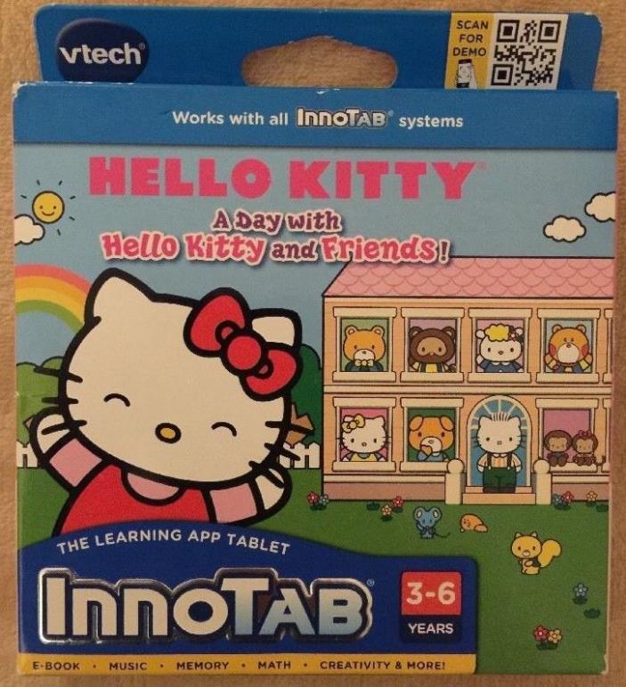 Vtech InnoTab Game Hello Kitty Music Math Memory Ages 3-6 New MSRP $29.99 H01