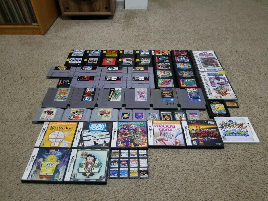 Lot of 67 Video Games (Untested Returns) Sold AS IS.