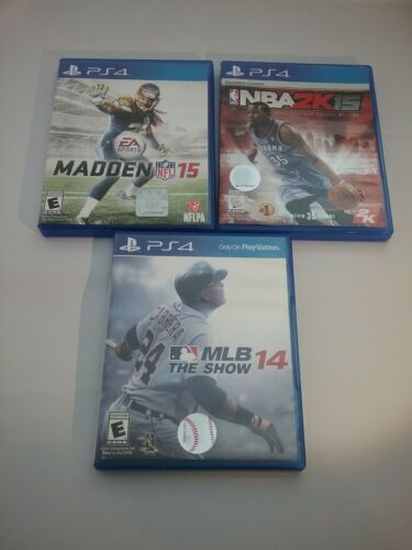 LOT of 3 Sports PS4 games